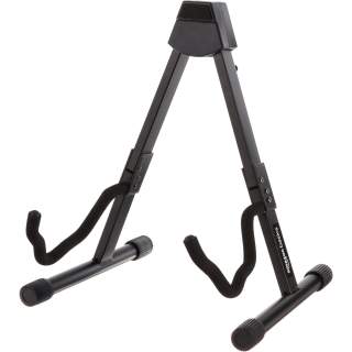 Amazon Basics Adjustable Guitar Folding A-Frame Stand for Acoustic and Electric Guitars with Non-Slip Rubber and Soft Foam Arms